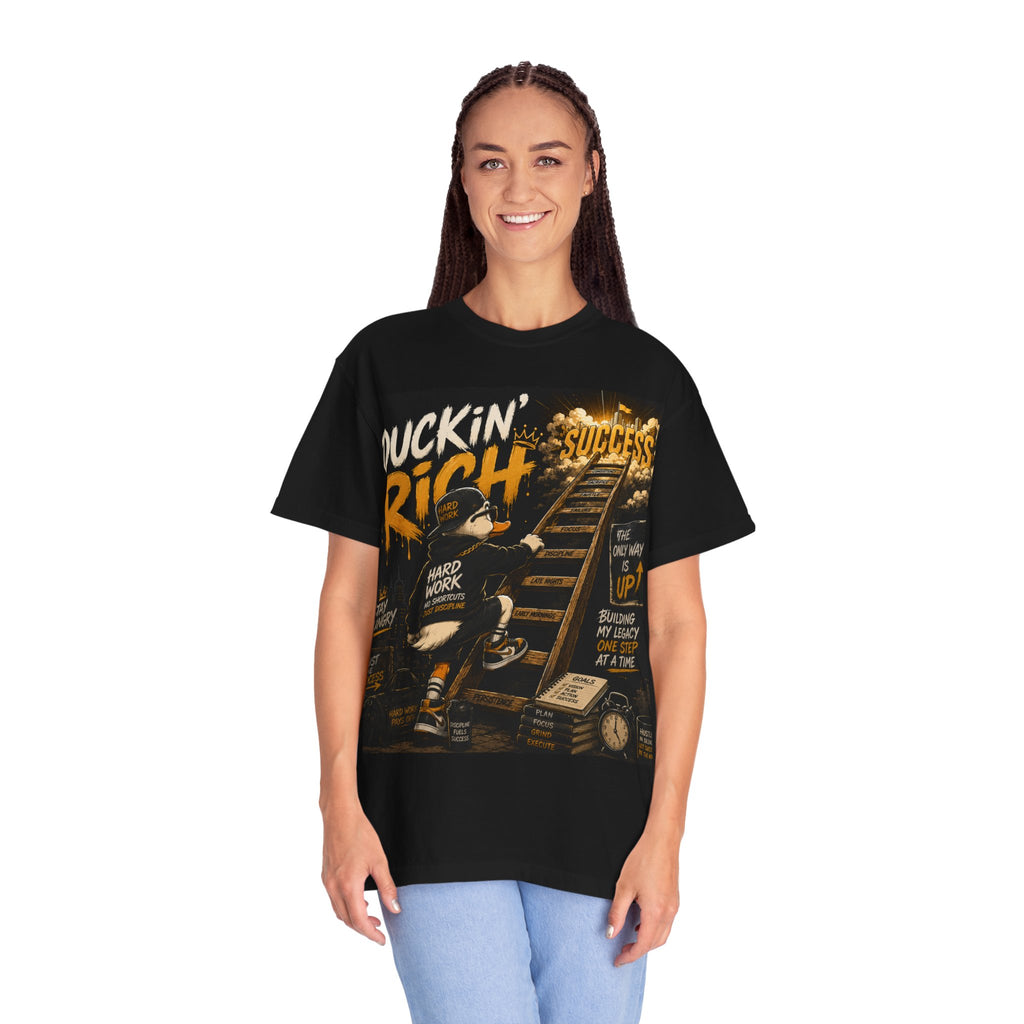 Duckin’ Rich T-shirt — Motivational Success Graphic Tee