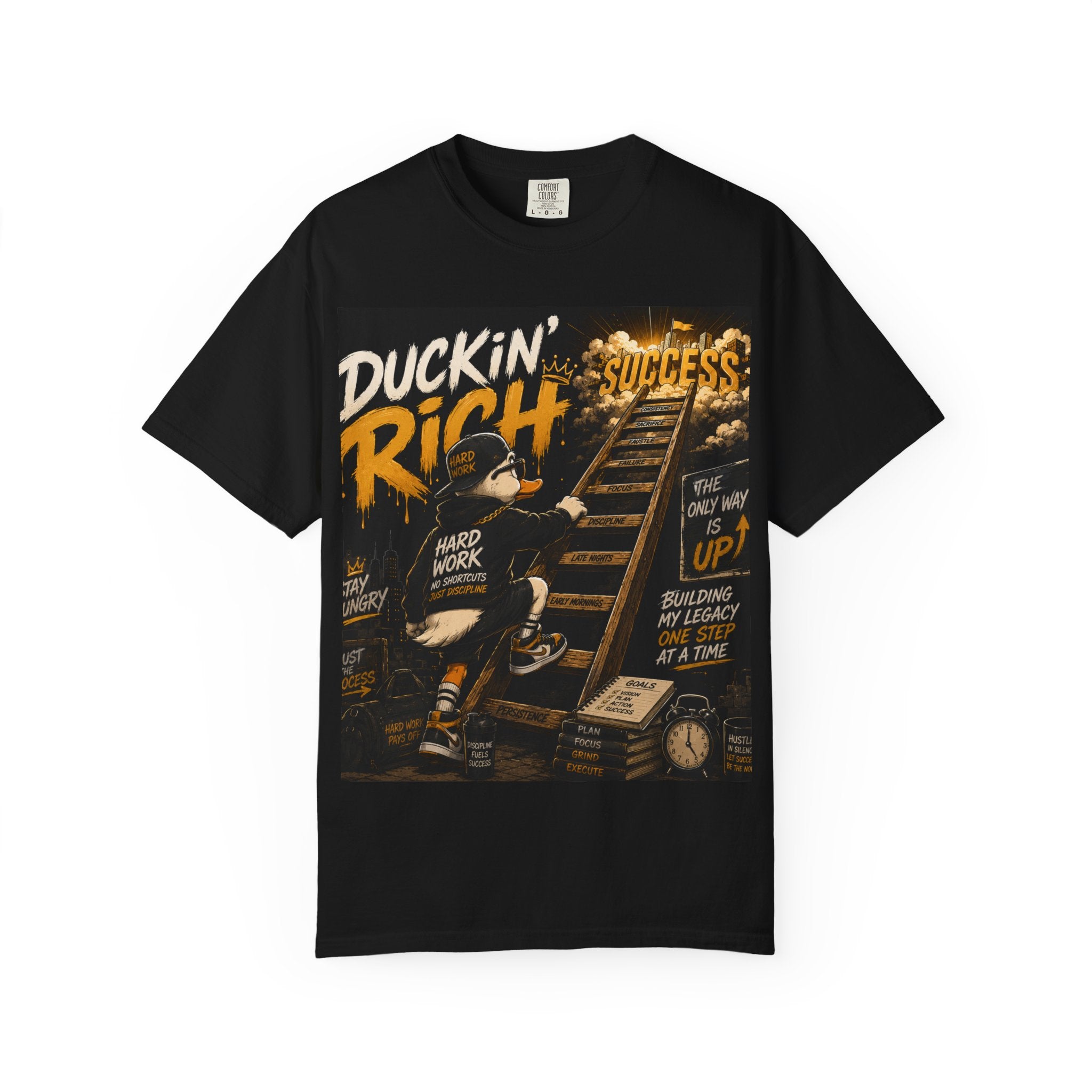 Duckin’ Rich T-shirt — Motivational Success Graphic Tee