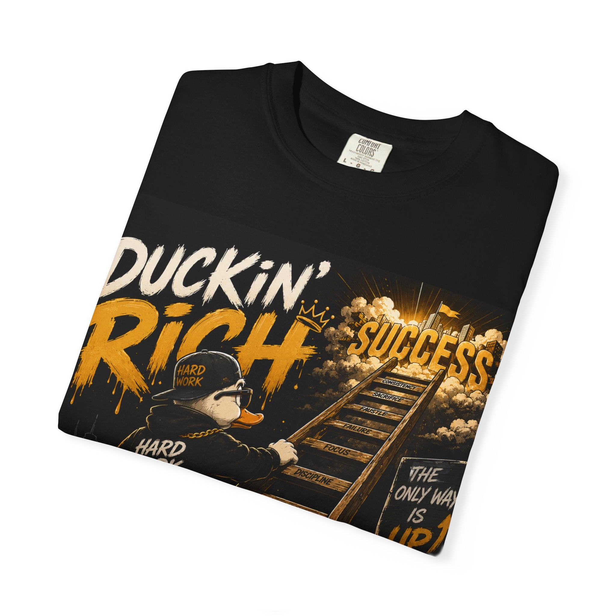 Duckin’ Rich T-shirt — Motivational Success Graphic Tee