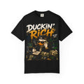 Duckin' Rich Graphic T-Shirt — Money Heist Duck Illustration