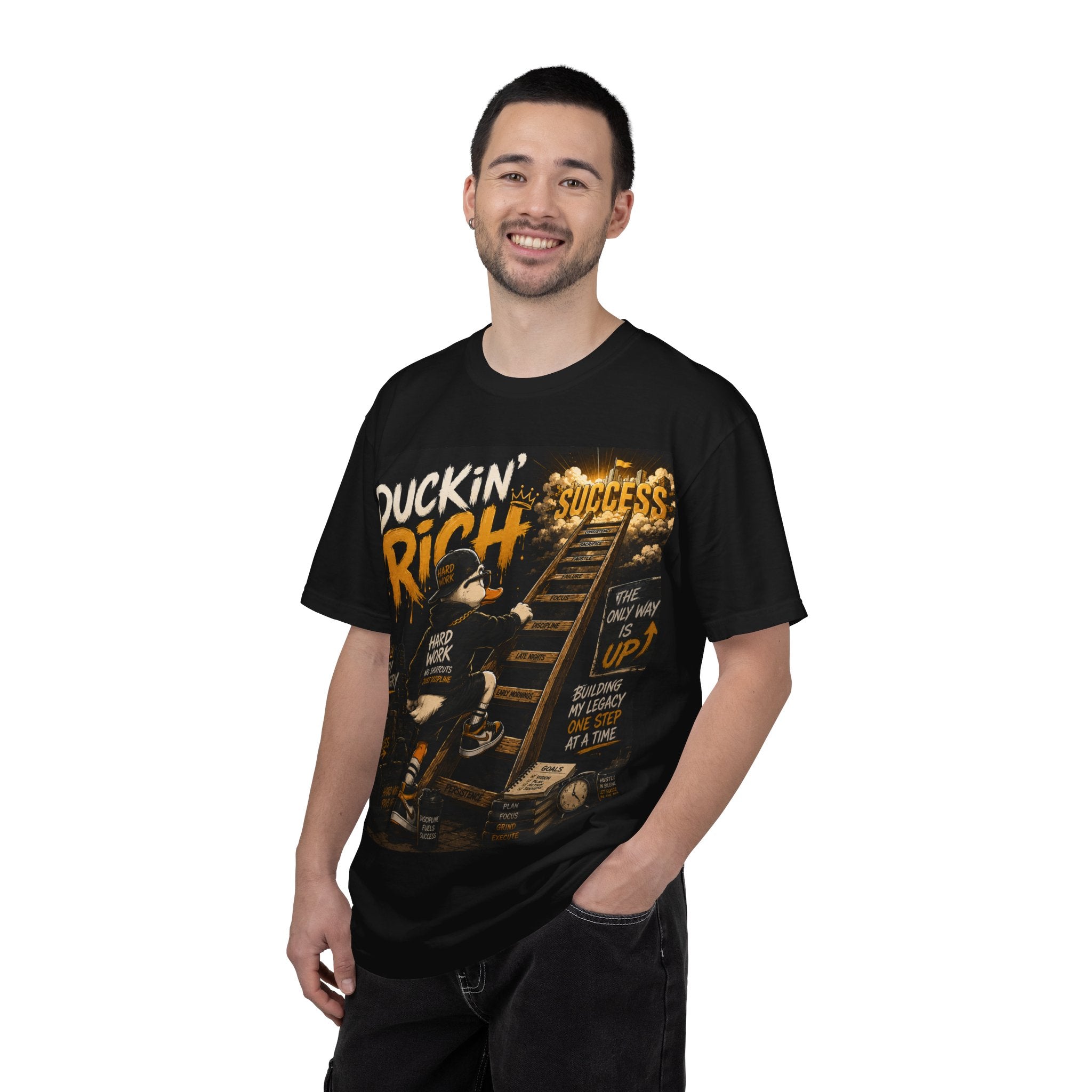 Duckin’ Rich T-shirt — Motivational Success Graphic Tee
